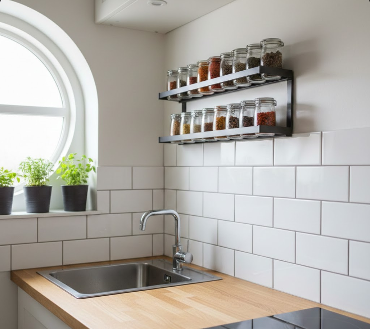  Stick With Magnetic Spice Racks