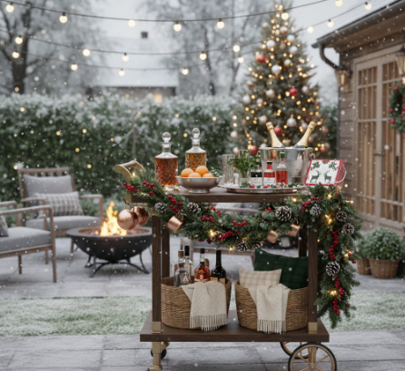 Style an Outdoor Bar Cart