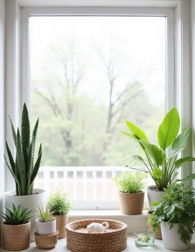 Stylish Window Sill Decor