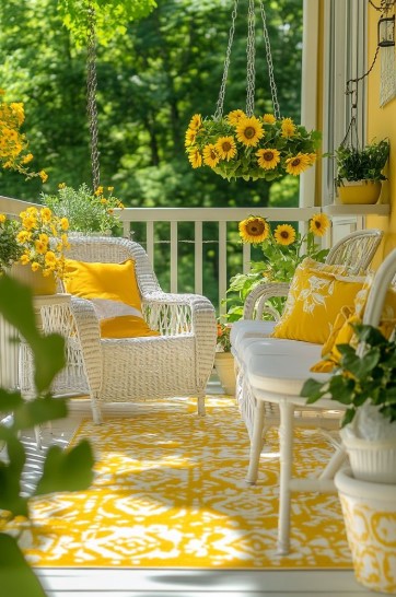 Summer Porch Decorating