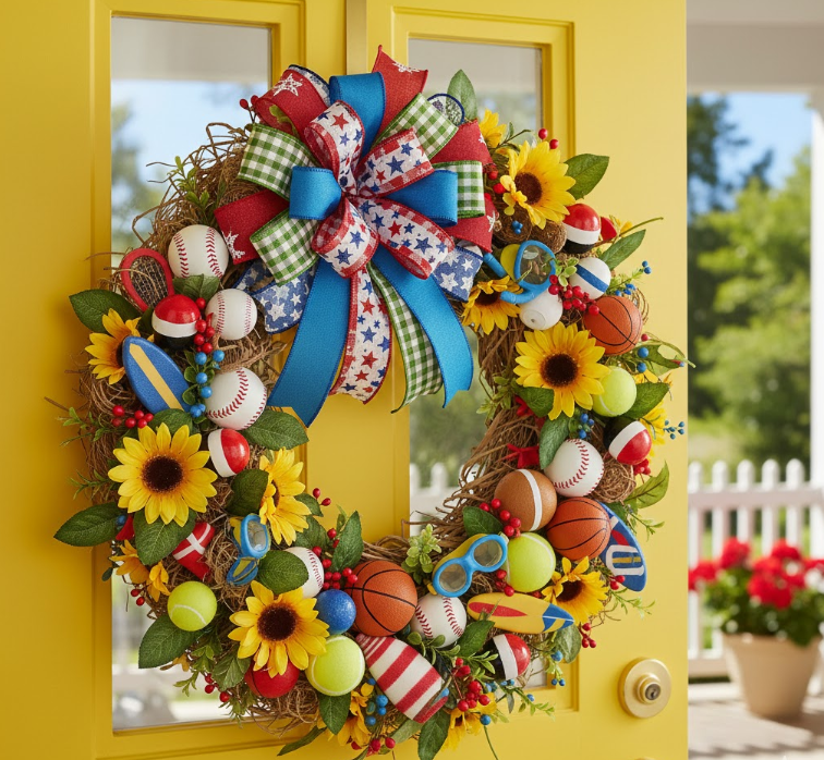  Summer Sports Wreath 