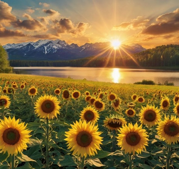Sunny Sunflower Joy
