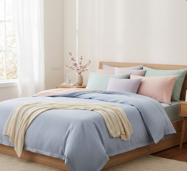 Swap In Pastel Linen Bedding