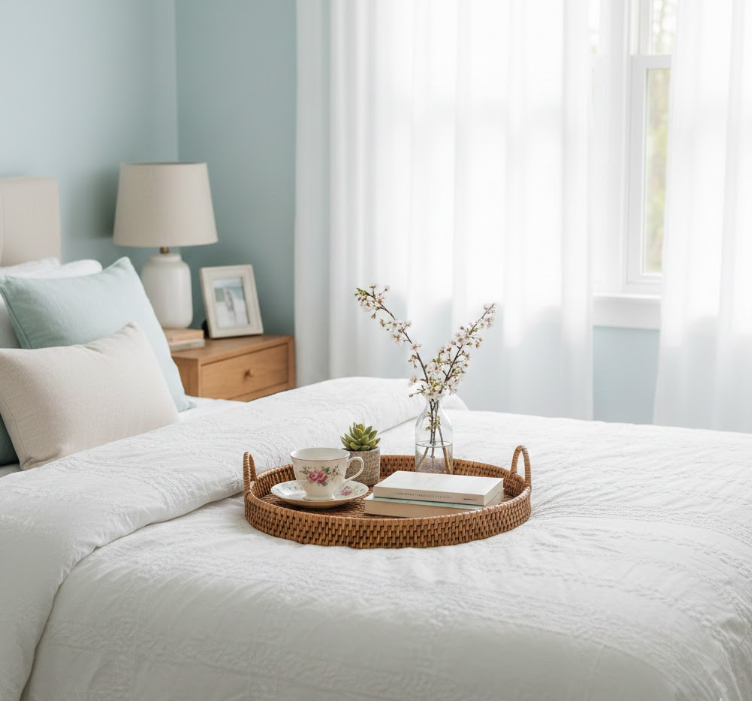 Swap in a Rattan Tray