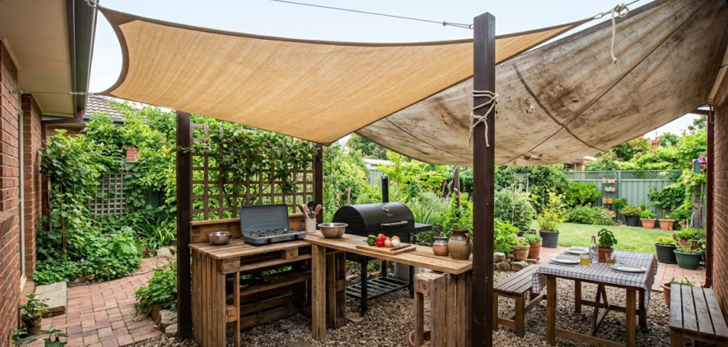 Tarp or Sail Shade Covering