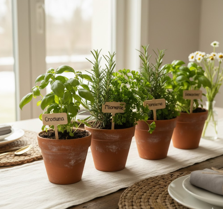 Terracotta Herb Pots