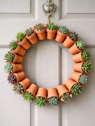 Terracotta Pot Wreath