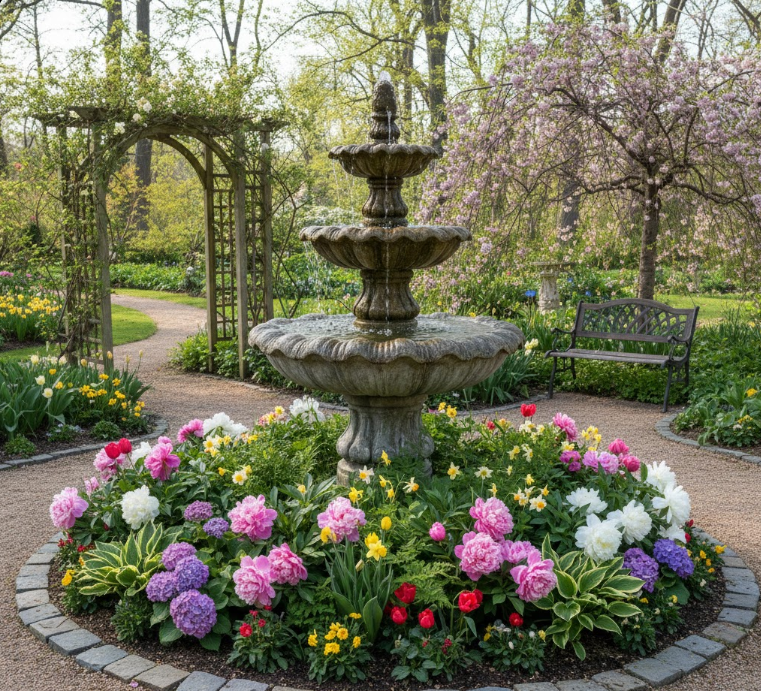 Tiered Fountain Centerpieces