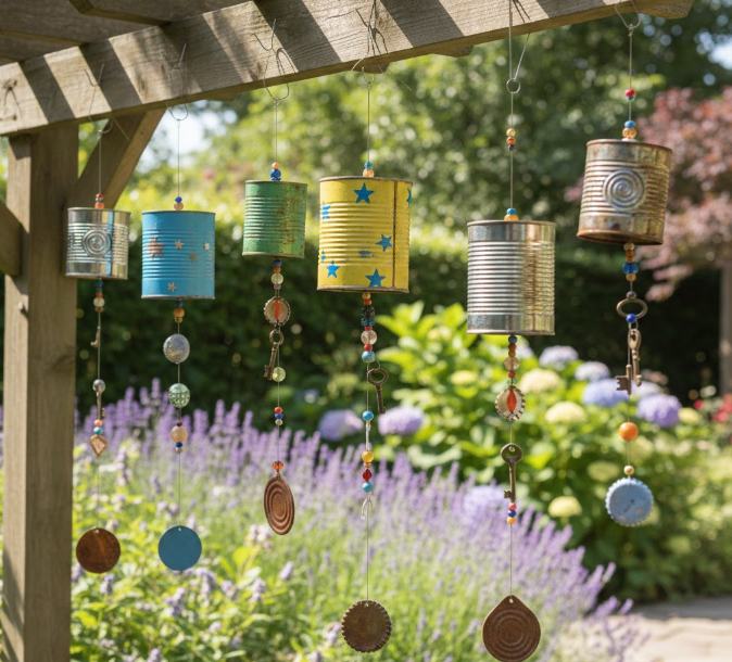 Tin Can Wind Chimes 