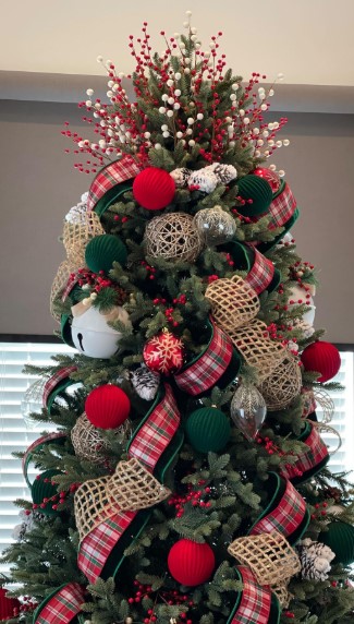Traditional Rustic Christmas Tree