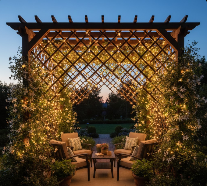 Trellis Grid Lighting