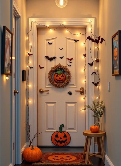 Trendy Halloween Door