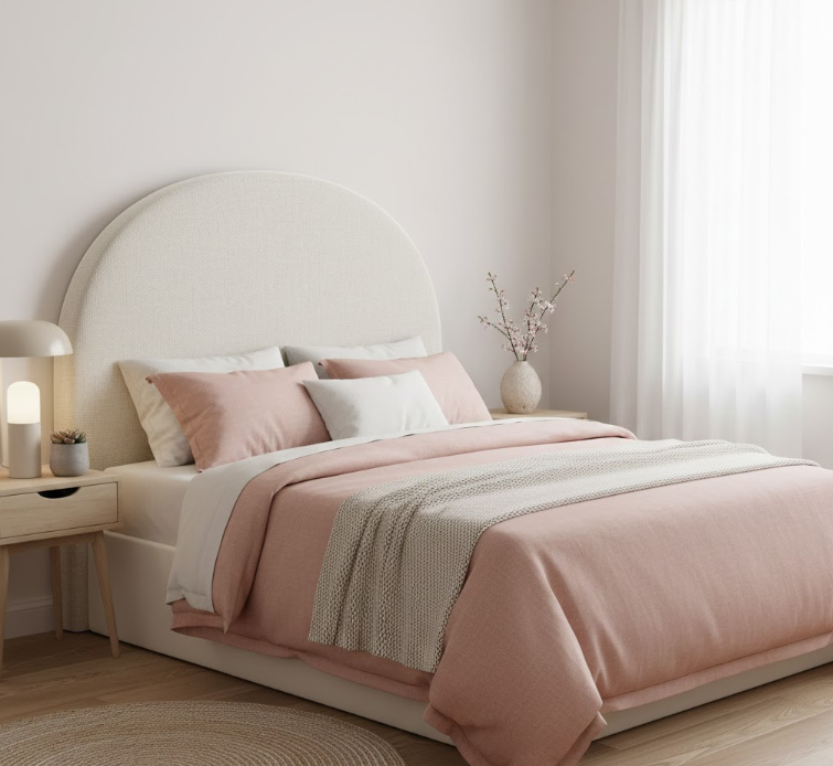 Try a Rounded Headboard