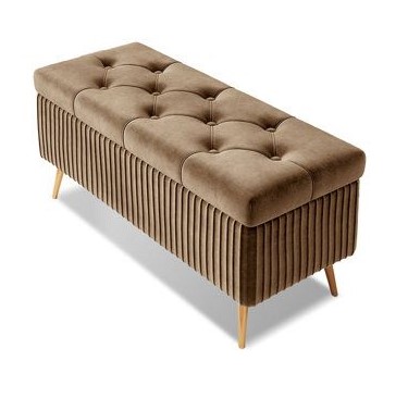 Tufted Fabric Benches