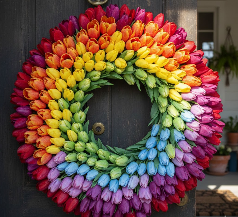 Tulip Rainbow Ring