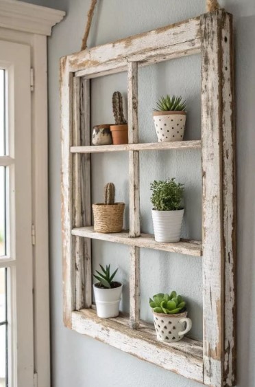 Turn an Old Window Frame into a Message Board