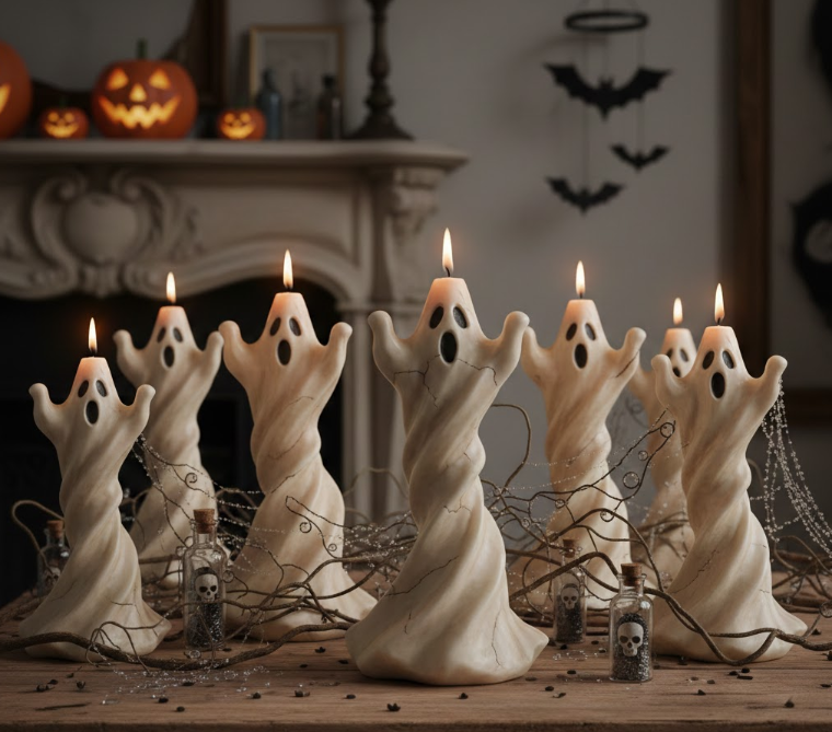 Twisted Ghost Candles