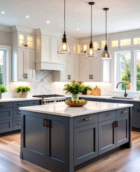 Two-Tone Cabinets