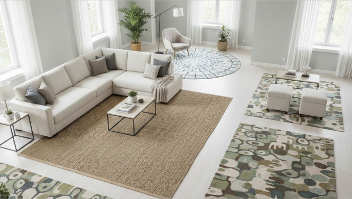 Use Rugs to Define Areas