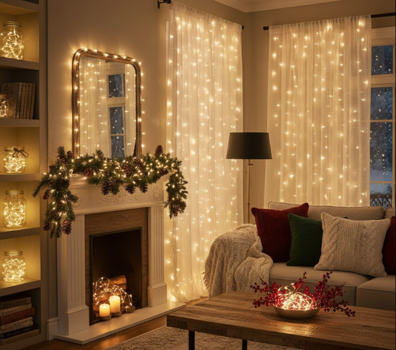 Use String Lights Beyond the Tree