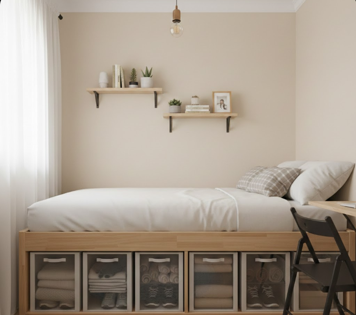  Use Under-Bed Storage