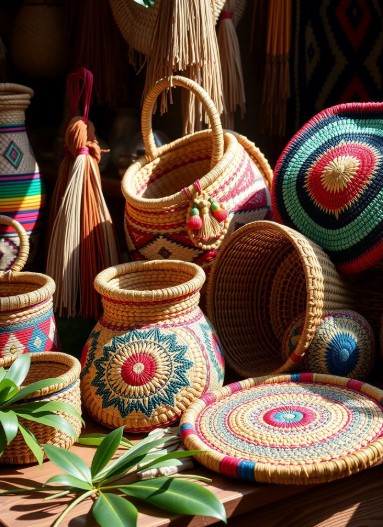 Use Woven Baskets