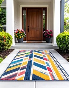 Use a Cheerful Welcome Mat