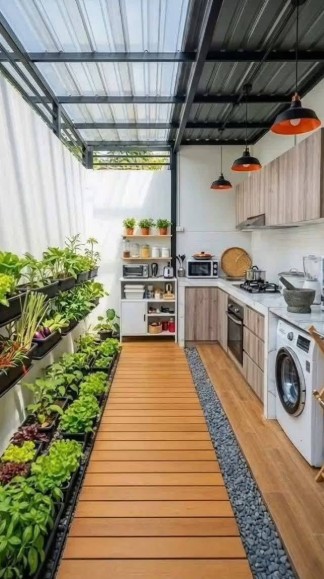 Vertical Garden Kitchen