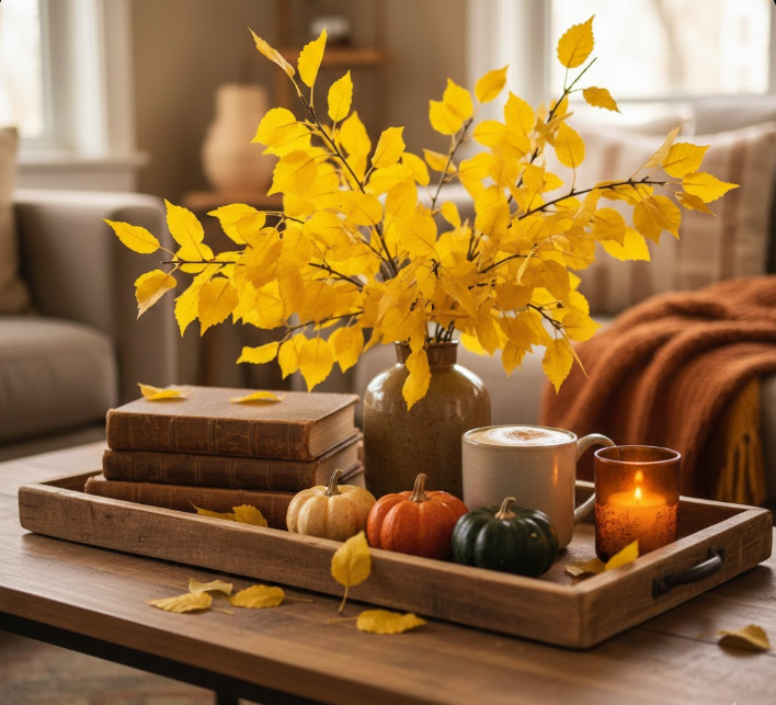 Vibrant Yellow Branches