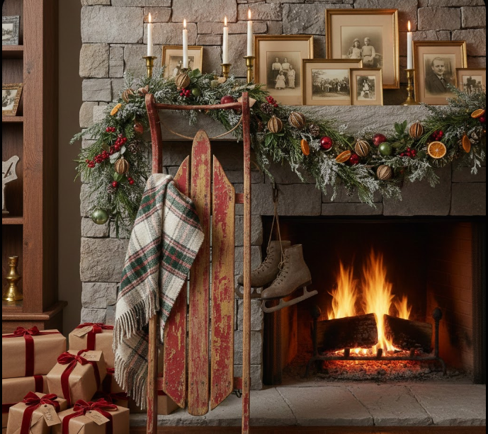 Vintage Christmas Sleds
