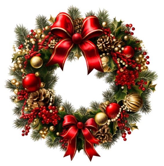 Vintage Christmas Wreaths