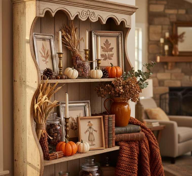 Vintage Display Shelf