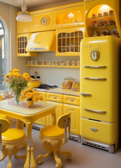 Vintage Yellow Kitchen Concepts