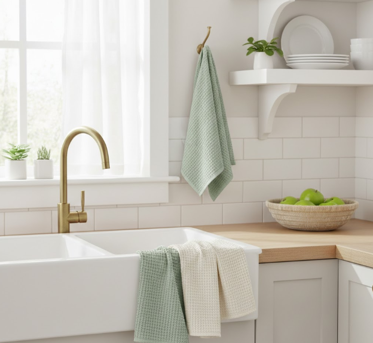 Waffle Weave Hand Towels
