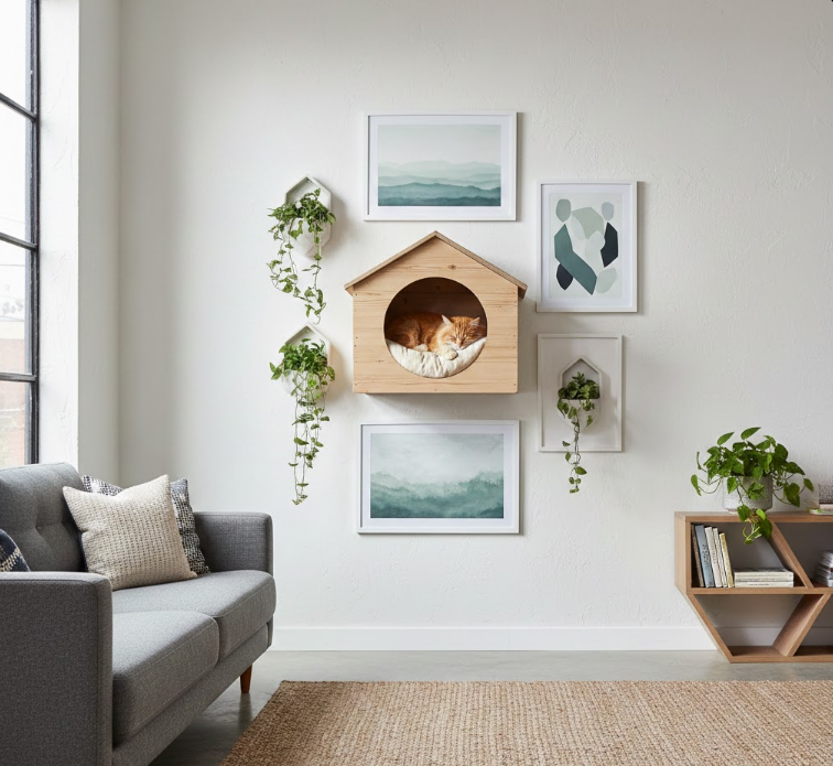 Wall-Mounted Pet House