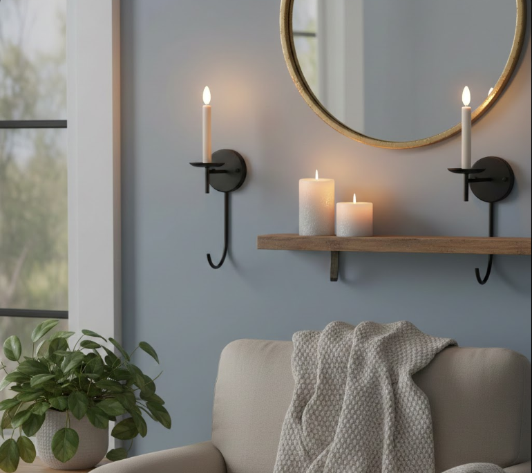 Wall Sconces and Candles