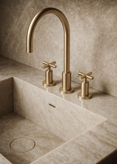Warm Metal Faucet