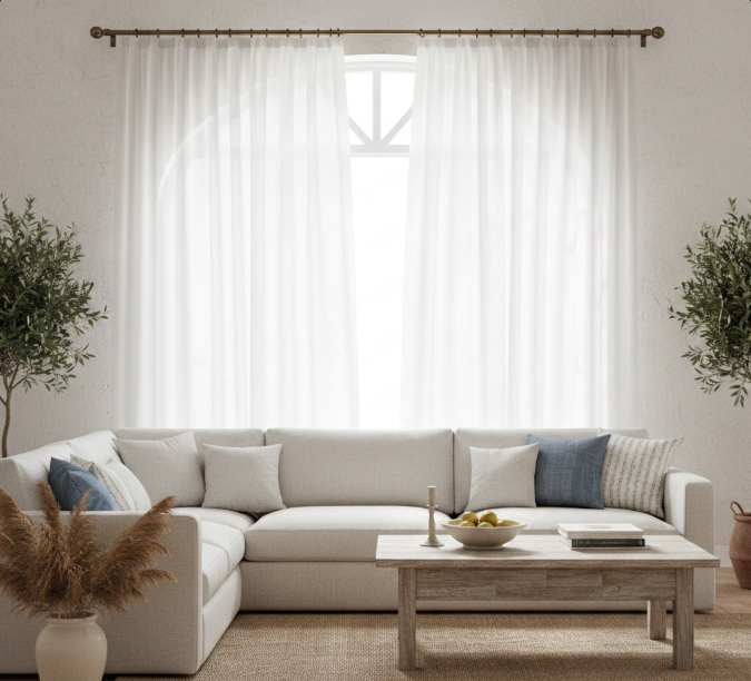  White Curtains