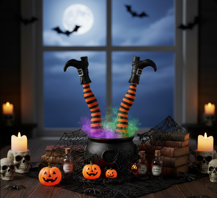 Witch Leg Table Decor