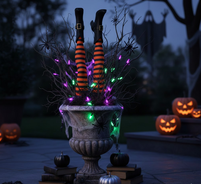  Witch Legs in an Urn