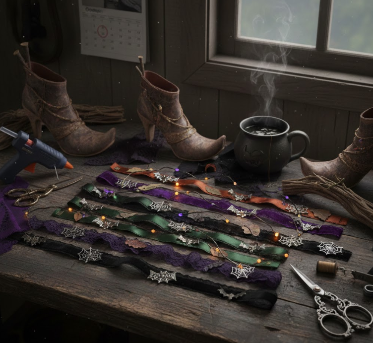 Witch Shoe Ribbons
