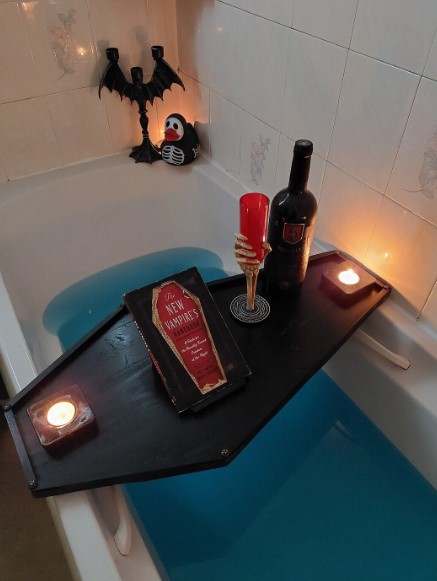 Witchy Coffin Bathtub Caddy