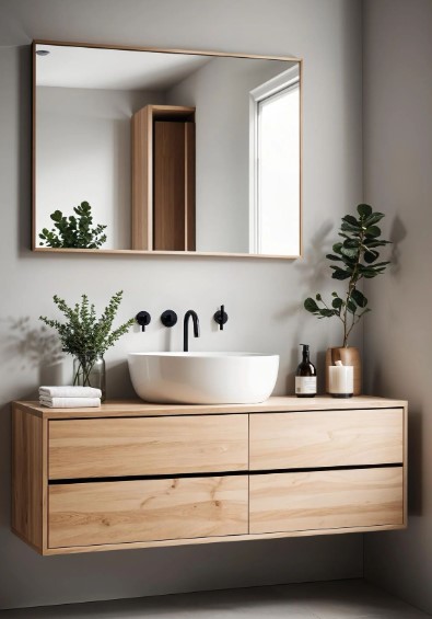 Wood Vanity Cabinets