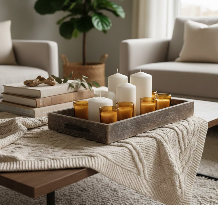 Wood and Candles