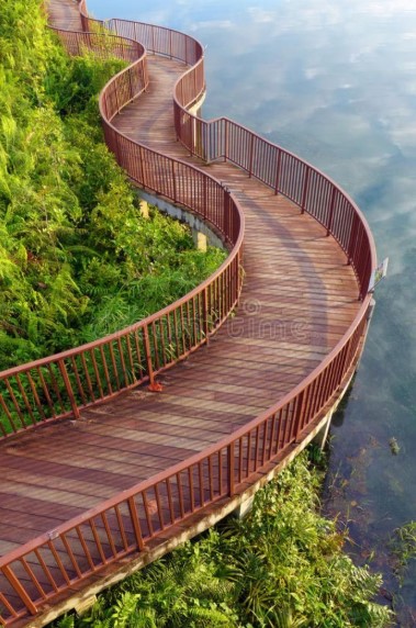 Wooden Boardwalk Style
