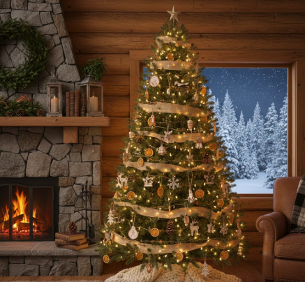 Woodsy Christmas Tree