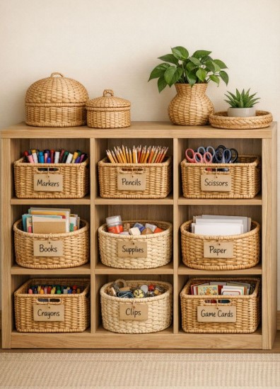 Woven Basket Storage