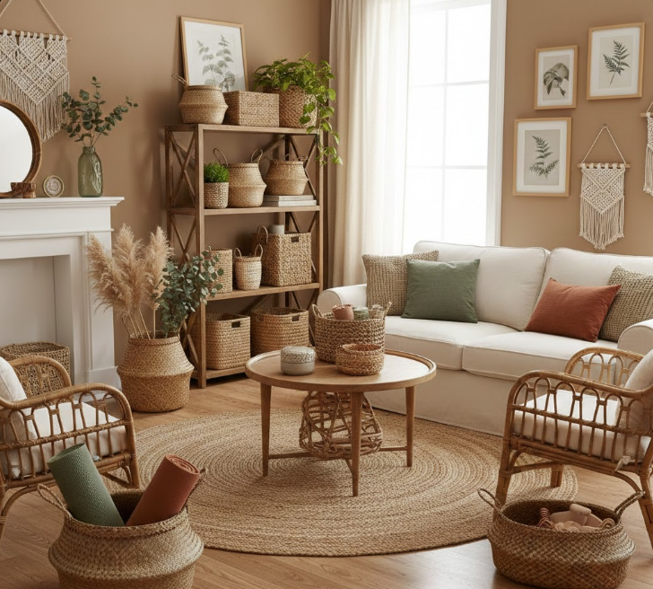 Woven Baskets for Storage