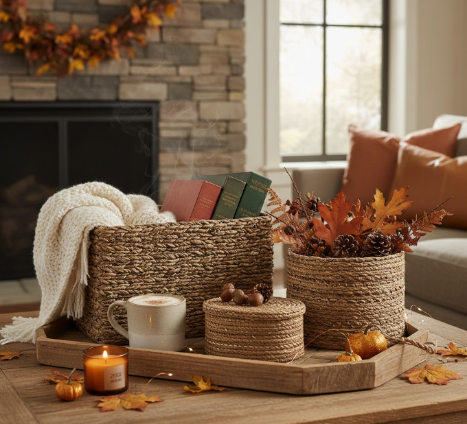 Woven Baskets for Storage