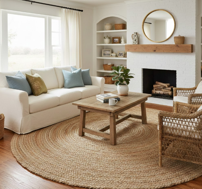 Woven Jute Rug